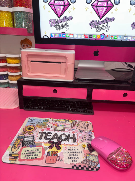 You Make a Difference Every Single Day Teacher Mouse Pad (READY TO SHIP)