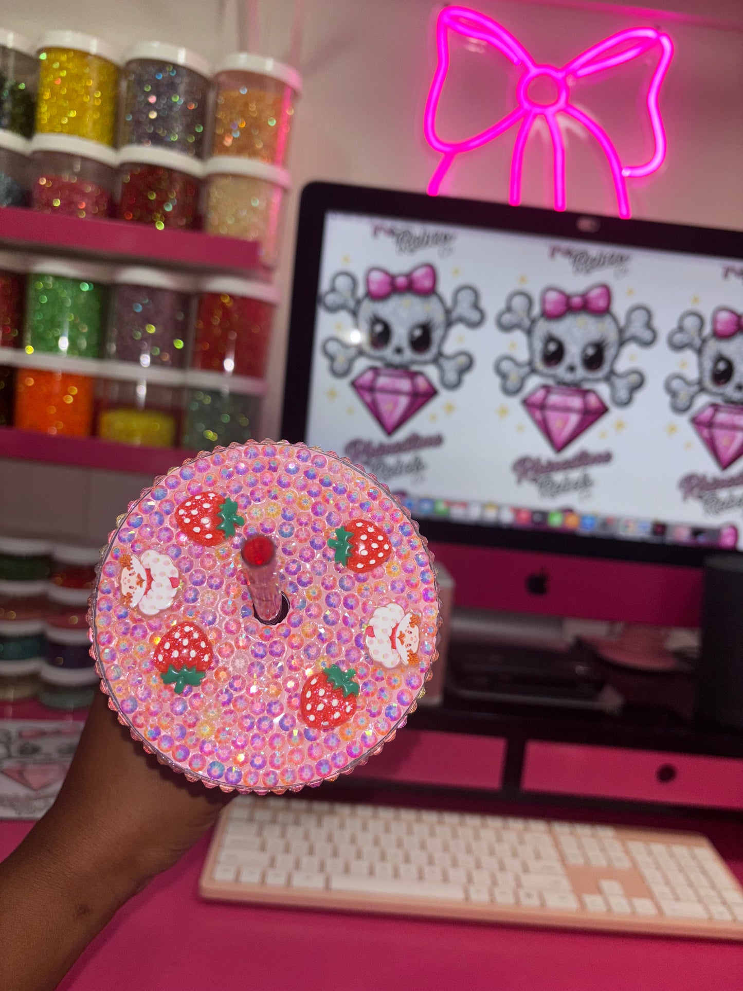 80’s Shortcake Snowglobe 24oz TUMBLER (PREORDER)